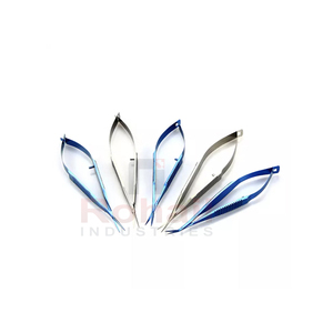 Ciseaux ophtalmiques de printemps 12.5cm titane Instruments chirurgicaux ophtalmiques capsule Vannas ciseaux chirurgicaux Sp - Product Image 3