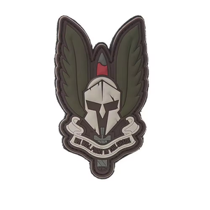 Logotipo personalizado calavera cosido parche etiquetas hechas a mano 3D en relieve PVC goma con diseño libre lentejuelas decoración Chenille tela venta - Product Image 6