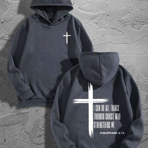 Sudaderas con capucha térmicas OEM para hombre Sudaderas con capucha con serigrafía personalizada Sudaderas con capucha extragrandes de alta calidad para hombre - Product Image 1