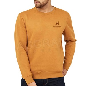 Sweats à col ras du cou 100% coton épais pour hommes Style Streetwear épaule tombante Designer Hoodies Plain Winter - Product Image 4