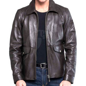 Nouvelle arrivée de veste en cuir tendance de haute qualité pour hommes Meilleur design Veste en cuir conçue pour l'hiver pour hommes - Product Image 1