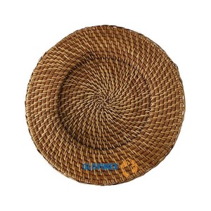 Nuovo Design di Tendenza: Piatto Rotondo in Rattan Bohémien, Ecologico e Durevole, per Decorazioni <span class=keywords><strong>Casa</strong></span> e Matrimoni, Personalizzabile - Product Image 1