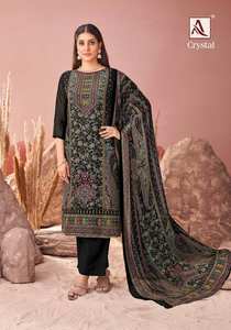 Vestido de viscosa Premium Colección de materiales Trabajo manual Impreso digital Salwar Kameez Ropa de fiesta india y pakistaní Tarifa al por mayor - Product Image 4