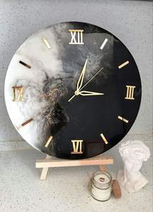 DECOR Epoxy Resin <b>Wall</b> <b>Clock</b> Epoxy Resin <b>Living</b> <b>Room</b> best qulatiye Furniture Home Decor <b>Wall</b> <b>Clock</b> Customized best - Product Image 4