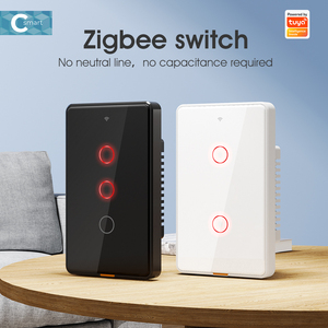 สวิตช์ไฟอัจฉริยะ Zigbee <span class=keywords><strong>3</strong></span>.0 ไม่ต้องใช้สายนิวทรัล แผงกระจกนิรภัยโค้ง 2.5 มิติ ควบคุมด้วยเสียง ใช้งานร่วมกับ <span class=keywords><strong>Alexa</strong></span> และ Google - Product Image 2