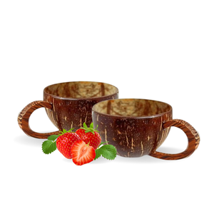 ถ้วยกาแฟมะพร้าวทำด้วยมือของขวัญแบบกำหนดเองชามยั่งยืนจากเวียดนาม - Product Image 1
