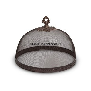 Juego de alambre de malla de color negro de 2 suministros de hotel y restaurante de cúpula de comida de metal de calidad superior de la India a un precio impresionante - Product Image 2