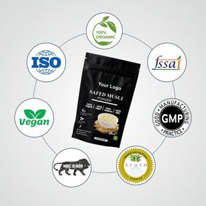 Wholesale 100% Pure Organic Safed Musali Herbal Extract Powder Food Grade Natural Drum Packed From Indian Manufacturer - Product Image 5