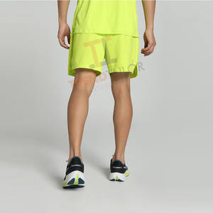 Pantalones cortos deportivos para hombre, tejido que absorbe la humedad para mayor comodidad durante los entrenamientos intensos, material duradero, pantalones cortos deportivos para hombre - Product Image 3