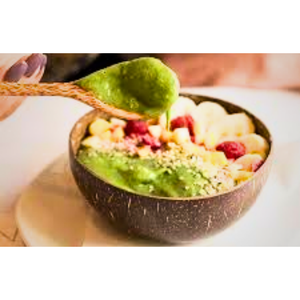 Ensaladera de cáscara de coco ecológica, regalos de empresa artesanal para cuenco desechable, listo para enviar desde el fabricante de Vietnam - Product Image 1