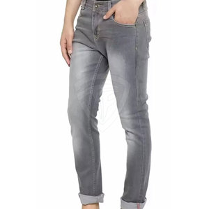 Pantalones vaqueros de diseño personalizado para hombre Pantalones vaqueros lavados de diseño único más vendidos al por mayor - Product Image 3