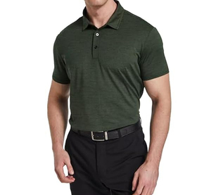 Polos de hombre de algodón 100% de alta calidad de fabricación de fábrica, ropa de moda transpirable - Product Image 4