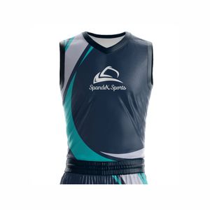 Diseño personalizado logotipo bordado hombres baloncesto camisetas y pantalones cortos equipo de baloncesto uniformes tallas grandes transpirable ropa deportiva conjunto - Product Image 4