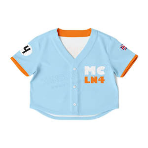 Último Diseño OEM, Jersey de Béisbol Corto Personalizado para Mujer, Ropa Deportiva Transpirable de Manga Corta - Precio al por Mayor - Product Image 1