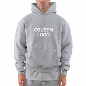 เสื้อฮู้ดผ้าฝ้ายออร์แกนิกสำหรับผู้ชายใส่ได้ทั้งชายและหญิงเสื้อสวมหัวมีกระเป๋าสำหรับฤดูหนาวแบบยั่งยืน - Product Image 5