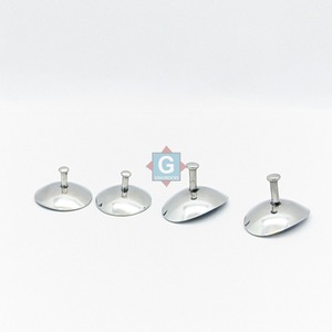 Fuente de alimentación manual Escudo ocular corneal de acero inoxidable Protector láser Instrumentos quirúrgicos Escudo ocular - Product Image 1