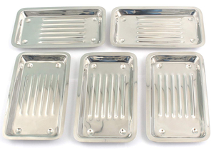 QNQ ensemble d'instruments chirurgicaux non actifs de qualité supérieure plateau/plat de détartreur en acier inoxydable à alimentation manuelle disponible dans toutes les tailles - Product Image 2