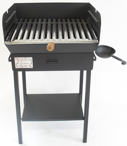 Barbecue in Ferro Battuto per Famiglie Cm. 50x40x94 H - Product Image 1