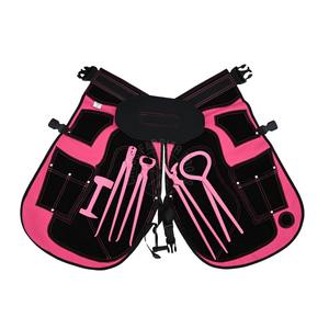El mejor kit de cuidado de pezuñas para caballos: Alicates de herrador, extractor de clavos, clincher, probador de dolor de pezuñas y juego de herramientas de pulido, con delantal de cuero ajustable y protectores de piernas. - Product Image 6