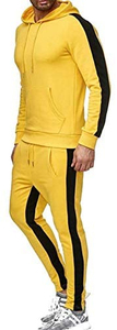 Venta al por mayor de ropa deportiva de invierno para hombres conjunto 100% algodón polar pulóver Sudadera con capucha Jogger chándal logotipo personalizado estilo casual talla XL - Product Image 3