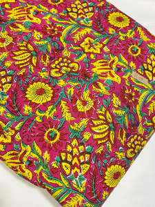 Venta al por mayor de tela de algodón ligero para la decoración del hogar y la camisa de alta calidad para su uso en fundas de sofá precio del proveedor indio - Product Image 2