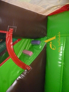 Palm Grove - Combo Inflable 2 en 1 de Tobogán y Trampolín de PVC, Casa de Obstáculos Gigante con Juguetes, Castillos y Accesorio de Soplador en Oferta - Product Image 6