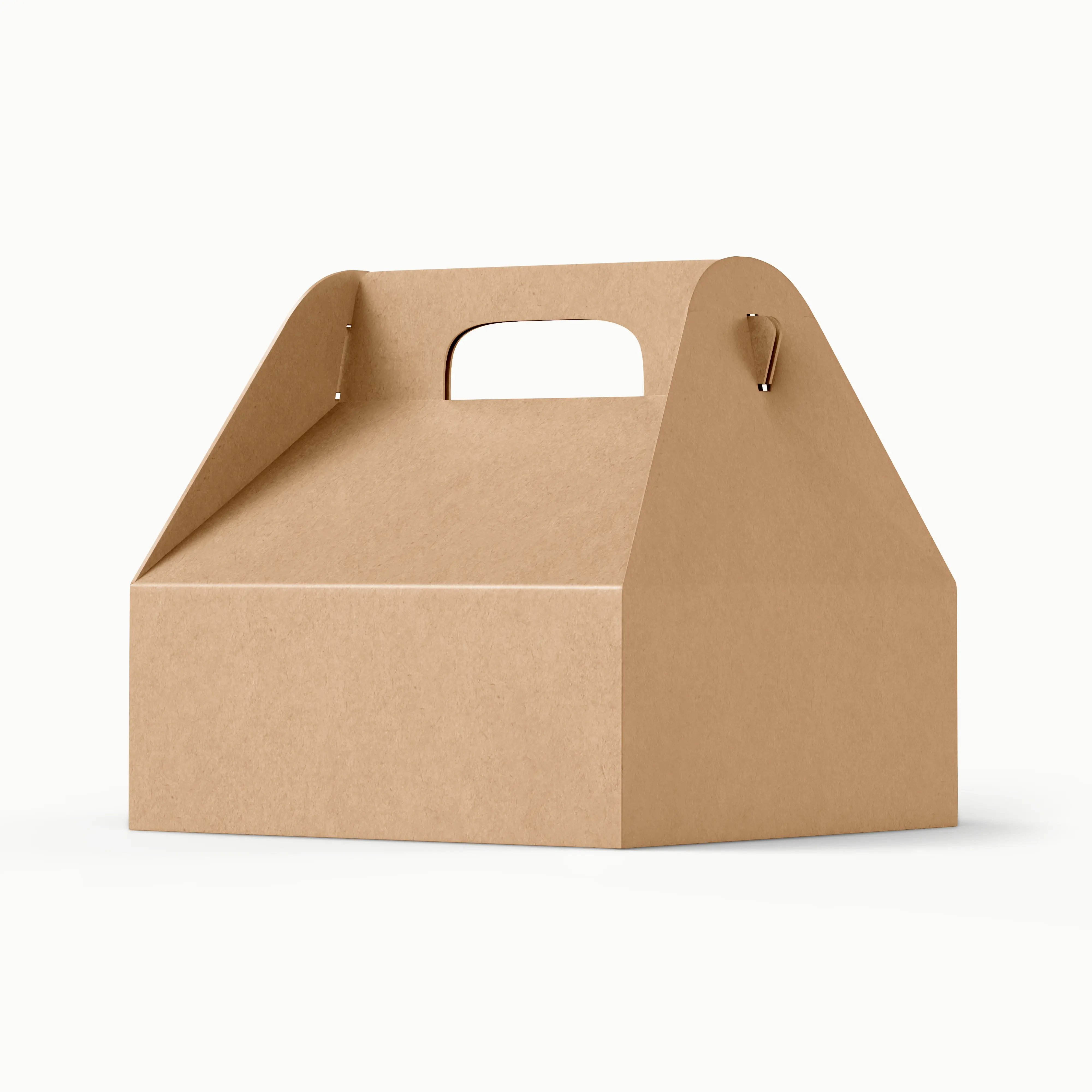 Boîte de transport en papier personnalisable Boîte fourre-tout recyclable pour cadeaux et artisanat avec options de gaufrage par stratification mate