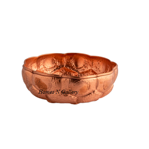 Nouvel arrivage de haute qualité en cuivre pur antique martelé conception massage des pieds équipement pour ongles en cuivre forme ronde bol de pédicure - Product Image 1