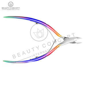 Tijeras de acero inoxidable para cutículas, cortador de tijera, removedor de piel muerta, manicura, pedicura, arte de uñas de Beauty Concept International - Product Image 2
