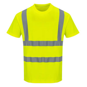 Safety Work Wear High Visibility Hi Vis Polo <b>Tops</b> <b>Reflective</b> T Shirt Yellow Polo Shirts Hi Vis Custom Logo Men Safety Shirt - Product Image 4