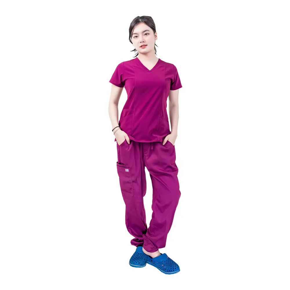 Medical scrubs Uniform nurse shirt Very effective anti-wrinkle for Women & Men FMF VN Verified Manufacturer clothes - ODM/OEM