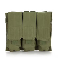 Pochettes tactiques MOLLE triples pour chargeurs, sac de chasse pour chargeurs triples, accessoires de chasse, pochette tactique