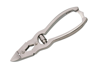 Coupe-ongles à action combinée, lames concaves, ressort cylindrique avec verrouillage, lame droite tranchante en acier inoxydable, outil de beauté pour adultes - Product Image 2
