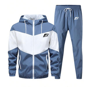 ชุดวอร์มผ้าฟลีซคอตตอนแบบเรียบสำหรับผู้ชาย ไซส์ปกติ ขายส่ง ชุดจ็อกเกอร์และกางเกงขายาว ชุดกีฬา รับผลิตแบบ OEM แบรนด์ส่วนตัว B2B - Product Image 1