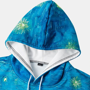 Sweats à capuche de sublimation de service OEM les plus vendus prix de gros sweats à capuche de sublimation 100% sweats à capuche de sublimation en polyester - Product Image 4