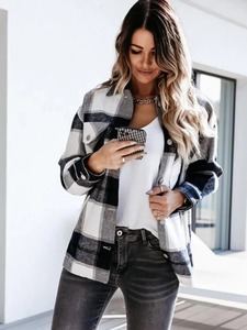 Camisas de gasa simples de colores sólidos para mujer, novedad de 2023, Blusa de gasa informal de manga larga para mujer, Tops, camisa de moda para mujer, ropa - Product Image 5