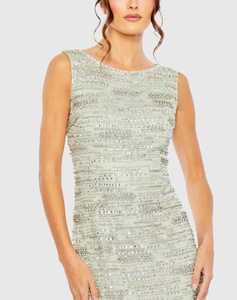 Vestido de fiesta Sexy recto de satén de longitud de té vestido de noche transpirable antiestático cintura Natural cuello redondo para fiestas de boda de Graduación - Product Image 6