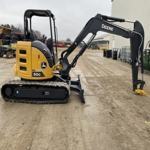 Miniexcavadoras John Deere 50G usadas y confiables, con sistema hidráulico duradero y eficiente para construcción, paisajismo y trabajos agrícolas. - Product Image 4