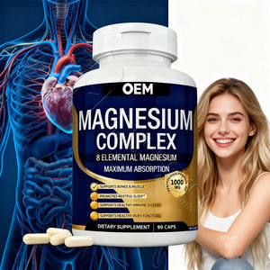 كبسولات المغنيسيوم ذات العلامة التجارية الخاصة لدعم استرخاء العضلات والنوم والمكمل الغذائي اليومي - Product Image 5