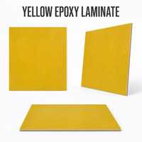 Plaque d'époxy jaune CNC 3240 sur mesure, 100 % matière vierge, certifiée ISO, isolation haute tension 600V, Yuanfu Chine