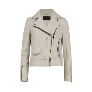 Chaqueta de piel de oveja auténtica de alta calidad con diseño personalizado para mujer, chaqueta de piel de invierno a la moda de estilo recortado para mujer - Product Image 1