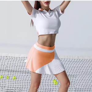 Wholesale Women Tennis Ball <b>Dress</b> Badminton Wear One Piece With Short Pocket Leisure Pickleball Skirt Tennis Woman - Product Image 6