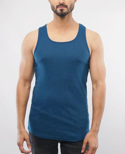 Haute qualité poids lourd lavage culture débardeur personnalisé gris Boxy Fit respirant coton et Spandex gilet t-shirt pour les entraînements sans manches - Product Image 5