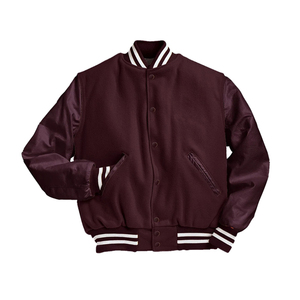Veste de baseball universitaire de style unique à la mode grande taille vestes pour hommes Patch vierge et veste de collage brodé en 3D - Product Image 5