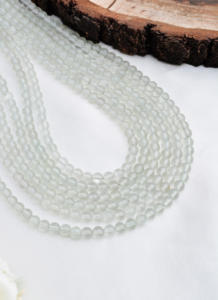Collier en perles de pierres précieuses en améthyste verte naturelle, améthyste verte naturelle pour la fabrication de bijoux fins - Product Image 2