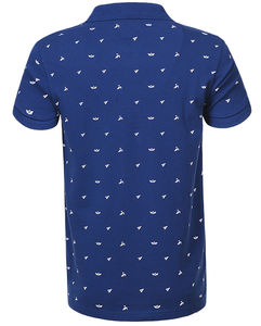 Polos de manga corta con estampado de verano completo de alta calidad para hombre, Polo informal de moda para entrenamiento con botones - Product Image 2
