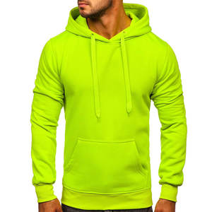 Pull en coton uni surdimensionné personnalisé avec logo imprimé pull-over à capuche brodé pour hommes pull-over à capuche brodé - Product Image 6