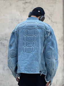 Chaqueta Bomber Vaquera Personalizada de Última Moda para Hombre, Chaqueta Vaquera para Hombre, Elegante, Disponible en Alta Calidad - Product Image 6