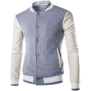 100% Full Sleeves Men Varsity Jacket with Custom Logo <b>Wool</b> <b>Fabric</b> Customized Collar Design Your Own Varsity Jackets For Men's - Product Image 1