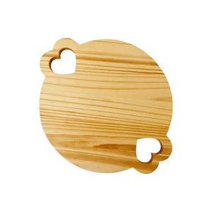 เขียงไม้เนื้อแข็งรูปหัวใจ แข็งแรง ทนทาน ผิวเรียบเนียน ขัดเงา สำหรับใช้ในครัว โรงแรม ร้านอาหาร ในการเตรียมอาหาร - Product Image 1